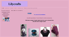 Desktop Screenshot of lilycrafts.co.uk